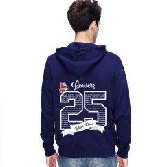 Leavers 2025 Customized School Name Butterfly Graphic Design Farwell Stars & Stripes Hoodie